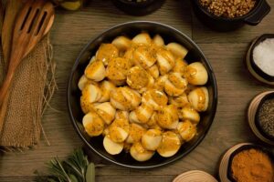 HONEY & MUSTARD SPUDS